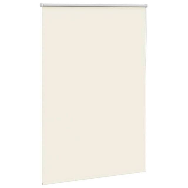 Berkfield Home Roller Blind Blackout Coffee 130x130 cm Fabric Width 126.6 cm Pol… in Off-White - image 1