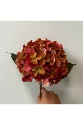 KDMD Balmoral Hydrangea Orange 45cm 2 Pack in Pink - thumbnail 4