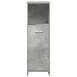 Berkfield Home 3 Piece Bathroom Furniture Set Concrete Grey Engineered Wood - thumbnail 5
