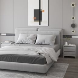 Berkfield Home Bedside Cabinets 2 pcs Grey Sonoma 45x34.5x44.5 cm Engineered Wood - thumbnail 1