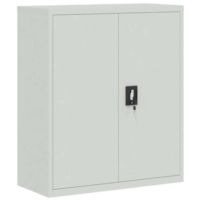 Berkfield Home File Cabinet Light Grey 90x40x105 cm Steel - Size: 90 x 40 x 105 cm - image 1