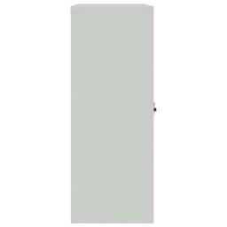 Berkfield Home File Cabinet Light Grey 90x40x105 cm Steel - Size: 90 x 40 x 105 cm - thumbnail 5