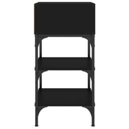 Berkfield Home Bedside Tables 2 pcs Black 35x34.5x70 cm Engineered Wood - thumbnail 6
