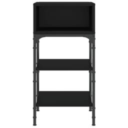 Berkfield Home Bedside Tables 2 pcs Black 35x34.5x70 cm Engineered Wood - thumbnail 5