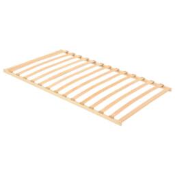 Berkfield Home Slatted Bed Base with 19 Slats 120x190 cm in Beige - thumbnail 1