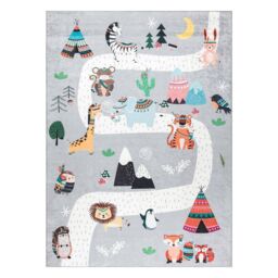 RugsX Bambino Rug in Grey - Size: 120 cm x 170 cm - thumbnail 3