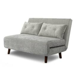 Home Garden Direct Aurora Small Double Sofa Bed in Premium Fabric 2 Seater in Light Grey - thumbnail 5