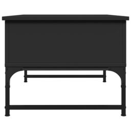 Berkfield Home Coffee Table Black 70x50x40 cm Engineered Wood & Metal - Size: 70 x 50 x 40 cm - thumbnail 6