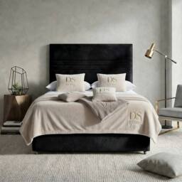 DS Living Harrington Black Divan Bed - Size: Single - thumbnail 3