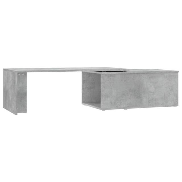 Berkfield Home Coffee Table Concrete Grey 150x50x35 cm Engineered Wood - Size: 150 x 50 x 35 cm - image 1