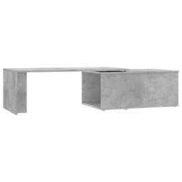 Berkfield Home Coffee Table Concrete Grey 150x50x35 cm Engineered Wood - Size: 150 x 50 x 35 cm - thumbnail 1