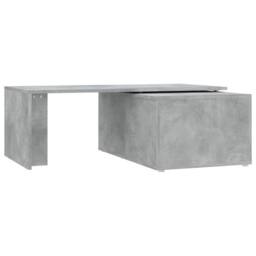 Berkfield Home Coffee Table Concrete Grey 150x50x35 cm Engineered Wood - Size: 150 x 50 x 35 cm - thumbnail 7