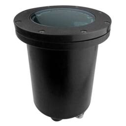 Netlighting Tidian 1 Light Round Recessed Outdoor Ground Light Black IP67 E27 - thumbnail 1