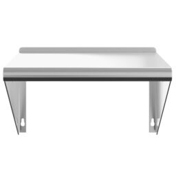 Berkfield Home Wall Shelf 50x45x31 cm Silver Stainless Steel - Size: 50 x 45 x 31 cm - thumbnail 5