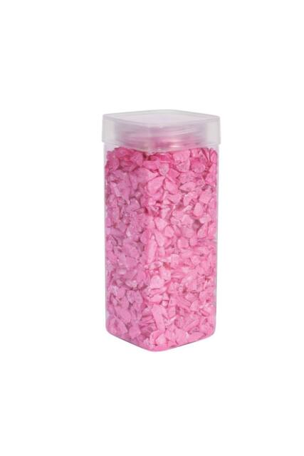 KDMD 5-8mm Pearlised Fuchsia Glass Pebbles 750gr 2 Pack in Pink - image 1