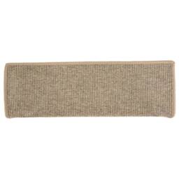 Berkfield Home Stair Mats Self-adhesive 15 pcs Dark Beige 65x21x4 cm - Size: Medium - thumbnail 5