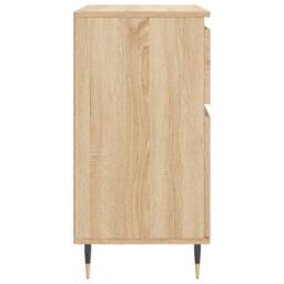 Berkfield Home Sideboard Sonoma Oak 60x35x70 cm Engineered Wood in Tan - Size: 60 x 35 x 70 cm - thumbnail 7
