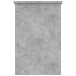 Berkfield Home Modern Desk Concrete Grey 100x50x76 cm Engineered Wood - Size: 100 x 50 x 76 cm - thumbnail 5