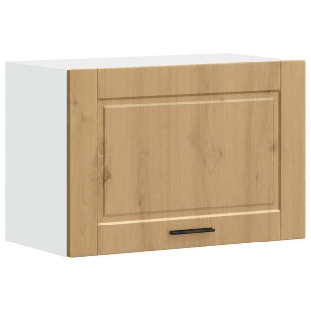 Berkfield Home Kitchen Wall Cabinet Porto Artisan Oak Engineered Wood in Brown - image 1