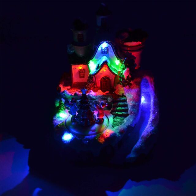Shatchi Christmas LED Musical Light Up Sculpture Nativity Set Xmas Home Decorations, 16 x15 x 18cm - Size: 16 x15 x 18 cm - image 1