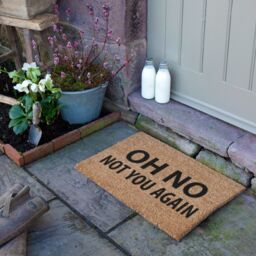 Artsy Mats Not You Again Doormat - Regular 60x40cm in Black - Size: 40 cm x 60 cm - thumbnail 4