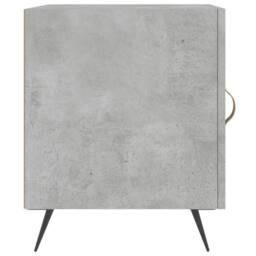 Berkfield Home Modern Bedside Cabinets 2 pcs Concrete Grey 40x40x50 cm Engineere - Size: 40 x 40 x 50 cm - thumbnail 7