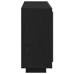 Berkfield Home Sideboard Black Oak 92x35x75 cm Engineered Wood - Size: 92 x 35 x 75 cm - thumbnail 7