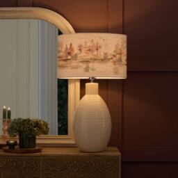 Voyage Maison Epona Table Lamp With Caledonian Forest Eva Lampshade in Cream - thumbnail 3