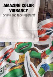 Teenage Mutant Ninja Turtles : Mutant Mayhem Heroes In A Half Shell Silky Touch Super Soft Throw Blanket 152 X 127 cm in White - thumbnail 4