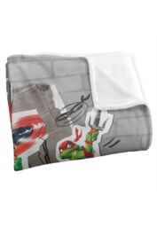 Teenage Mutant Ninja Turtles : Mutant Mayhem Heroes In A Half Shell Silky Touch Super Soft Throw Blanket 152 X 127 cm in White - thumbnail 3