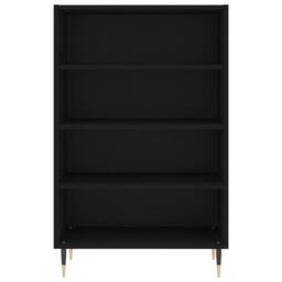 Berkfield Home Highboard Black 57x35x90 cm Engineered Wood - Size: 57 x 35 x 90 cm - thumbnail 4