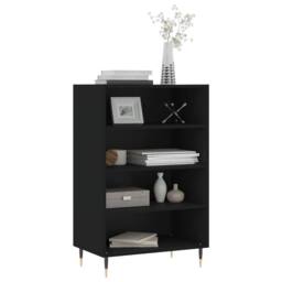 Berkfield Home Highboard Black 57x35x90 cm Engineered Wood - Size: 57 x 35 x 90 cm - thumbnail 3