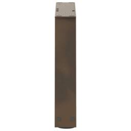 Berkfield Home Dining Table Legs V-Shape 2 pcs Natural Steel 40x(30-31.3) cm Steel in Brown - thumbnail 6