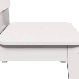 Berkfield Home Beautiful Garden Chair White 60x52.5x72 cm Solid Wood Pine - thumbnail 6