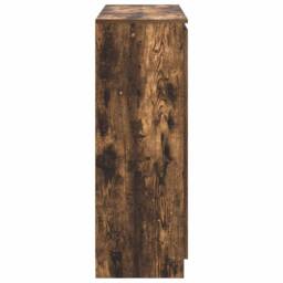 Berkfield Home Sideboard with Drawers Smoked Oak 100.5x35x98.5 cm Engineered Wood in Brown - thumbnail 7