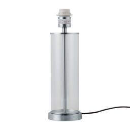 First Choice Lighting Aura - Chrome Table Lamp with Sage Green Fern with Silver Inner Shade - thumbnail 5