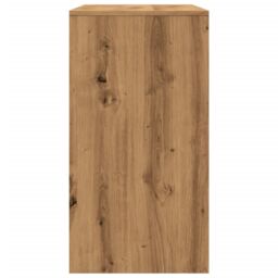 Berkfield Home Console Table Artisan Oak 89x41x76.5 cm Engineered Wood in Brown - thumbnail 6