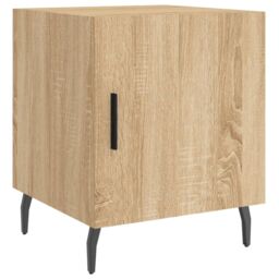 Berkfield Home Bedside Cabinets 2 pcs Sonoma Oak 40x40x50 cm Engineered Wood in Brown - Size: 40 x 40 x 50 cm - thumbnail 6