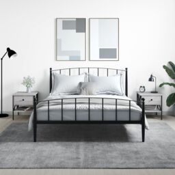 Berkfield Home Bedside Tables 2 pcs Grey Sonoma 40x42x45 cm Engineered Wood - Size: 40 x 42 x 45 cm - thumbnail 1