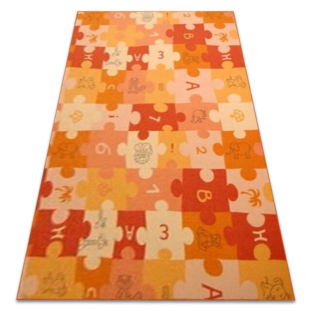 RugsX Puzzle Rug in Orange - Size: 100 cm x 200 cm - image 1