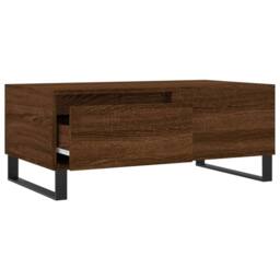 Berkfield Home Modern Coffee Table Brown Oak 90x50x36.5 cm Engineered Wood - thumbnail 6