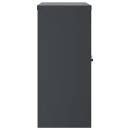 Berkfield Home File Cabinet Anthracite 90x40x90 cm Steel in Black - Size: 90 x 40 x 90 cm - thumbnail 5