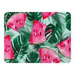 Benjamin Tate Design Watermelon Blanket in Natural - Size: 120 cm x 150 cm - thumbnail 1