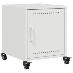 Berkfield Home Bedside Cabinets 2 pcs White 36x39x43.5 cm Steel - thumbnail 5