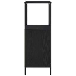 Berkfield Home Durable Bathroom Cabinet with Shelves Black Oak 36x35x95 cm - Size: 36 x 35 x 95 cm - thumbnail 7