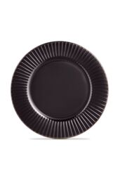 Tower Empire Dinnerware Set, 16 Piece, Stoneware, Black & Brass T867002BLK - thumbnail 3