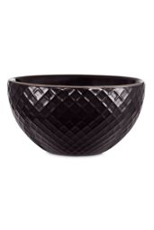 Tower Empire Dinnerware Set, 16 Piece, Stoneware, Black & Brass T867002BLK - thumbnail 2