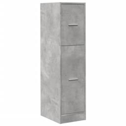 Berkfield Home Apothecary Cabinet Concrete Grey 30x41x118 cm Engineered Wood - Size: 30 x 41 x 118 cm - thumbnail 3