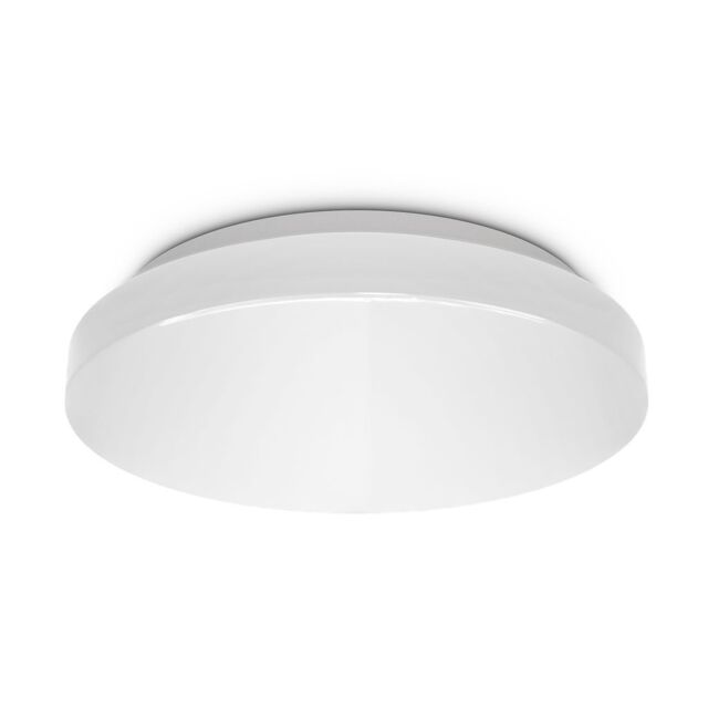 B.K.Licht White IP44 10W LED Bathroom Ceiling Light - image 1