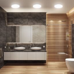 B.K.Licht White IP44 10W LED Bathroom Ceiling Light - thumbnail 9